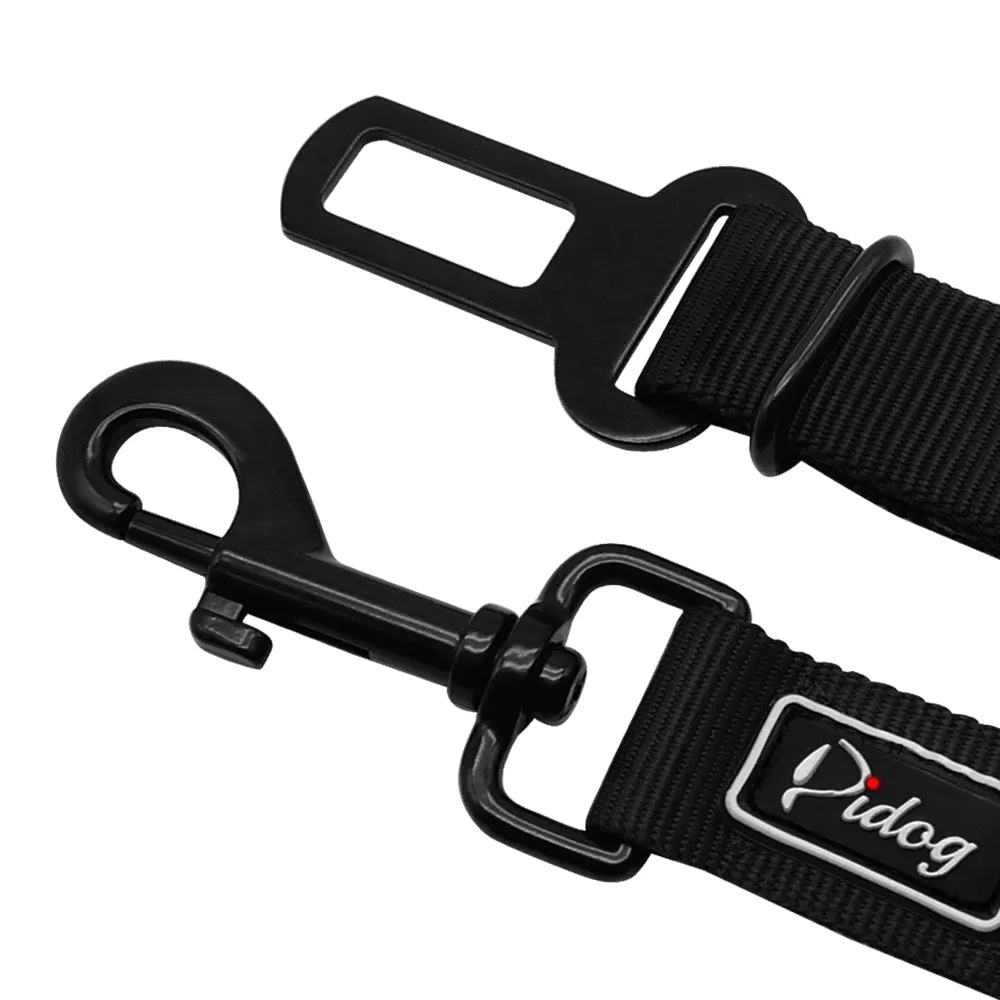 Adjustable Pet Seat Belt - Safety Leads Vehicle Seat-belt Harness with Elastic Bungee Leash