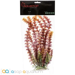 Aquatop Fire Cabomba Aquarium Plant 9" High with Weighted Base