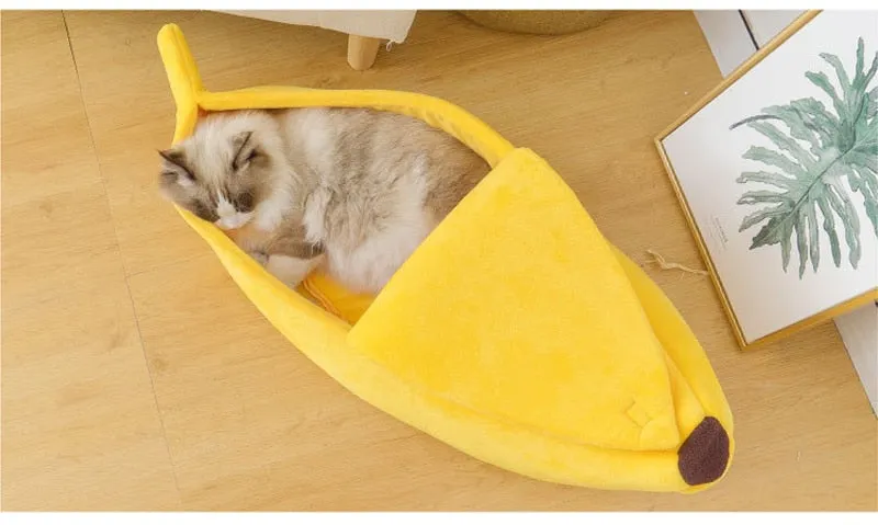 Banana Cat Bed House