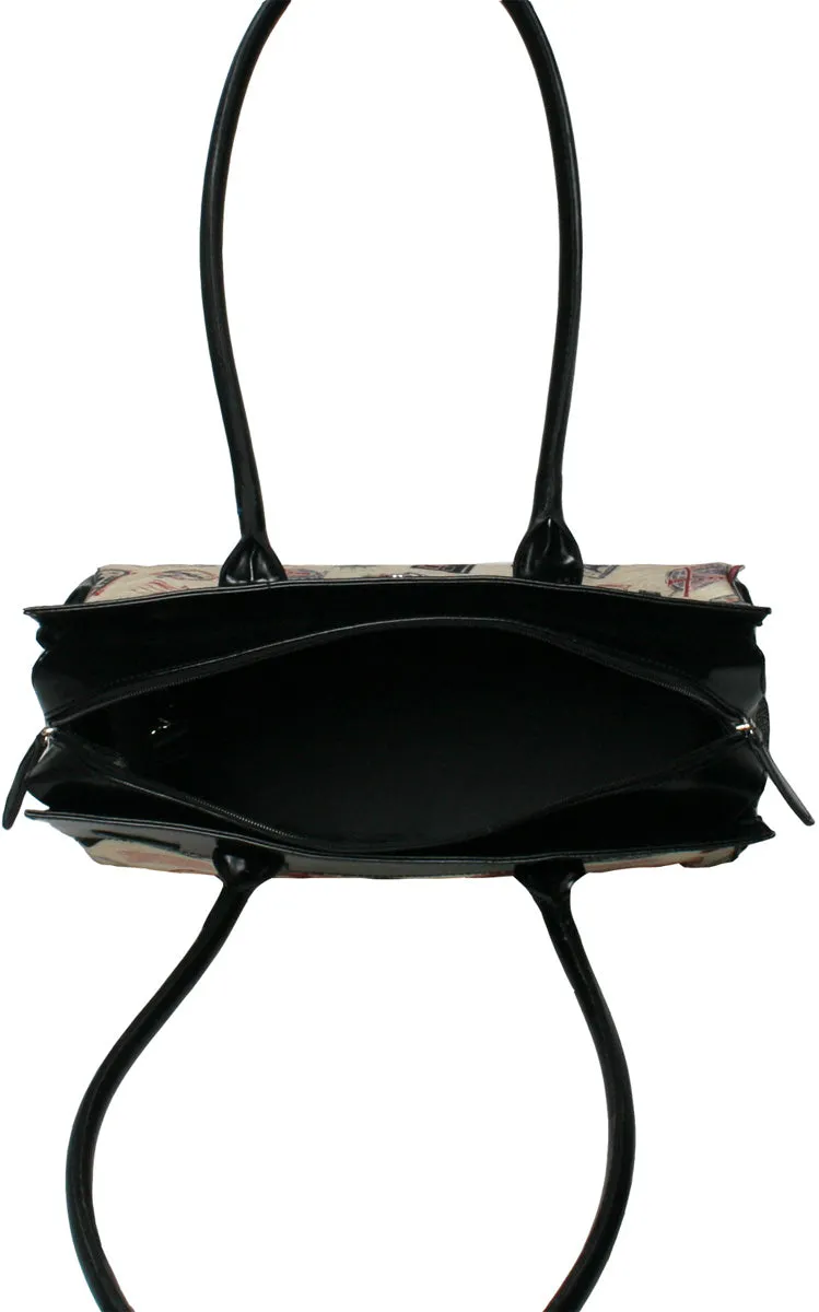 Bark N Bag Postage Stamp Monaco Tote