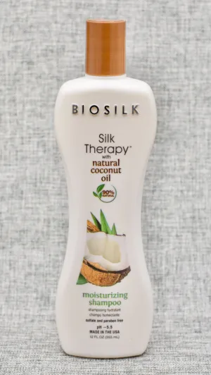 Biosilk Silk Therapy with Natural Coconut Oil Moisturizing Shampoo