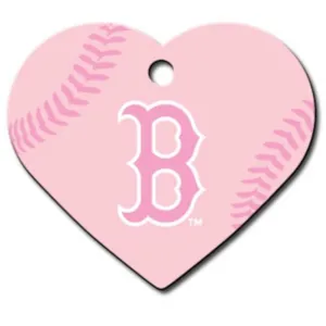 Boston Red Sox MLB Pet ID Tag - Large Heart