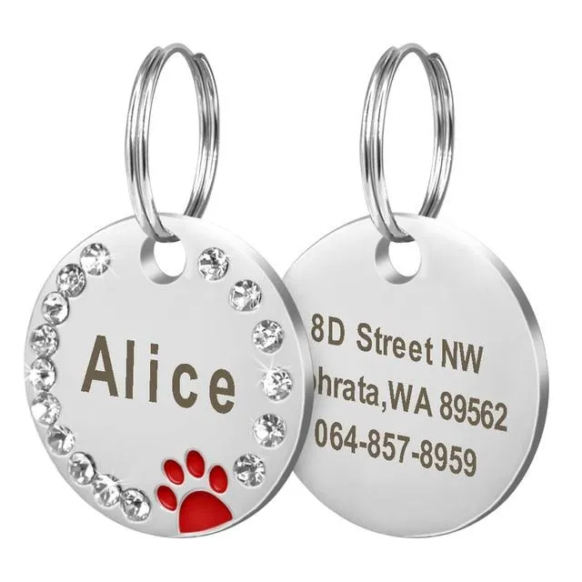 Cat ID Tags Personalized