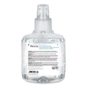 Clear And Mild Foam Hand Wash, Unscented, 1,200 Ml Refill, 2/carton