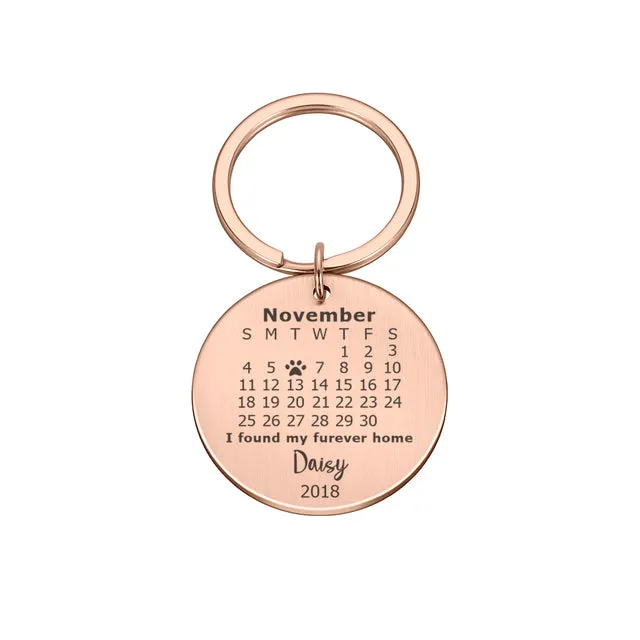 Custom Dogs Name Calendar Tags