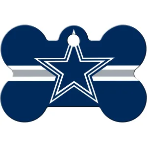 Dallas Cowboys NFL Pet ID Tag - Large Bone