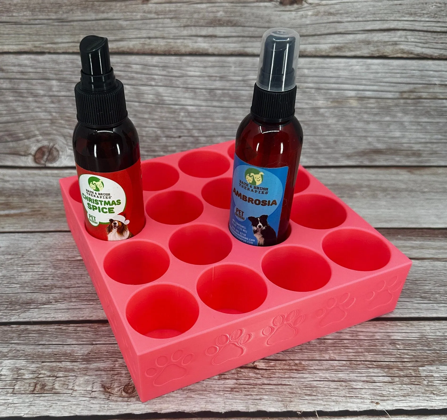 Dog Grooming Small Perfume Holder | Holds 16 | Simple organizer |