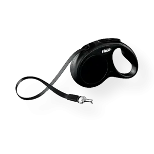 Flexi Classic Tape Black 5m Retractable Dog Lead
