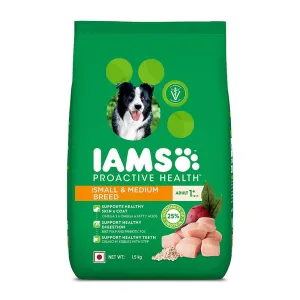 IAMS Proactive Health Adult Small and Medium Breed (1  Yrs) Chicken, Dry Dog Food
