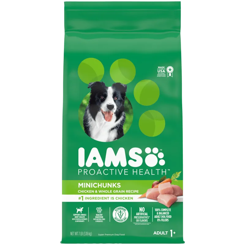 IAMS Small Breed Mini Chunk Chicken Recipe 7-lb, Dry Dog Food