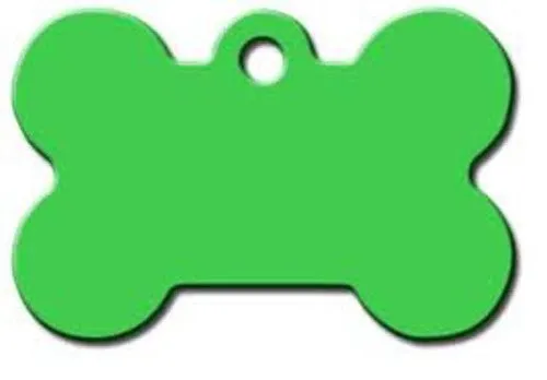 ID Tag - Small Green Bone