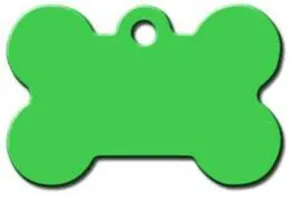 ID Tag - Small Green Bone