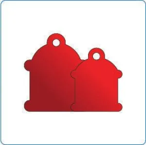ID Tag - Small Red Hydrant