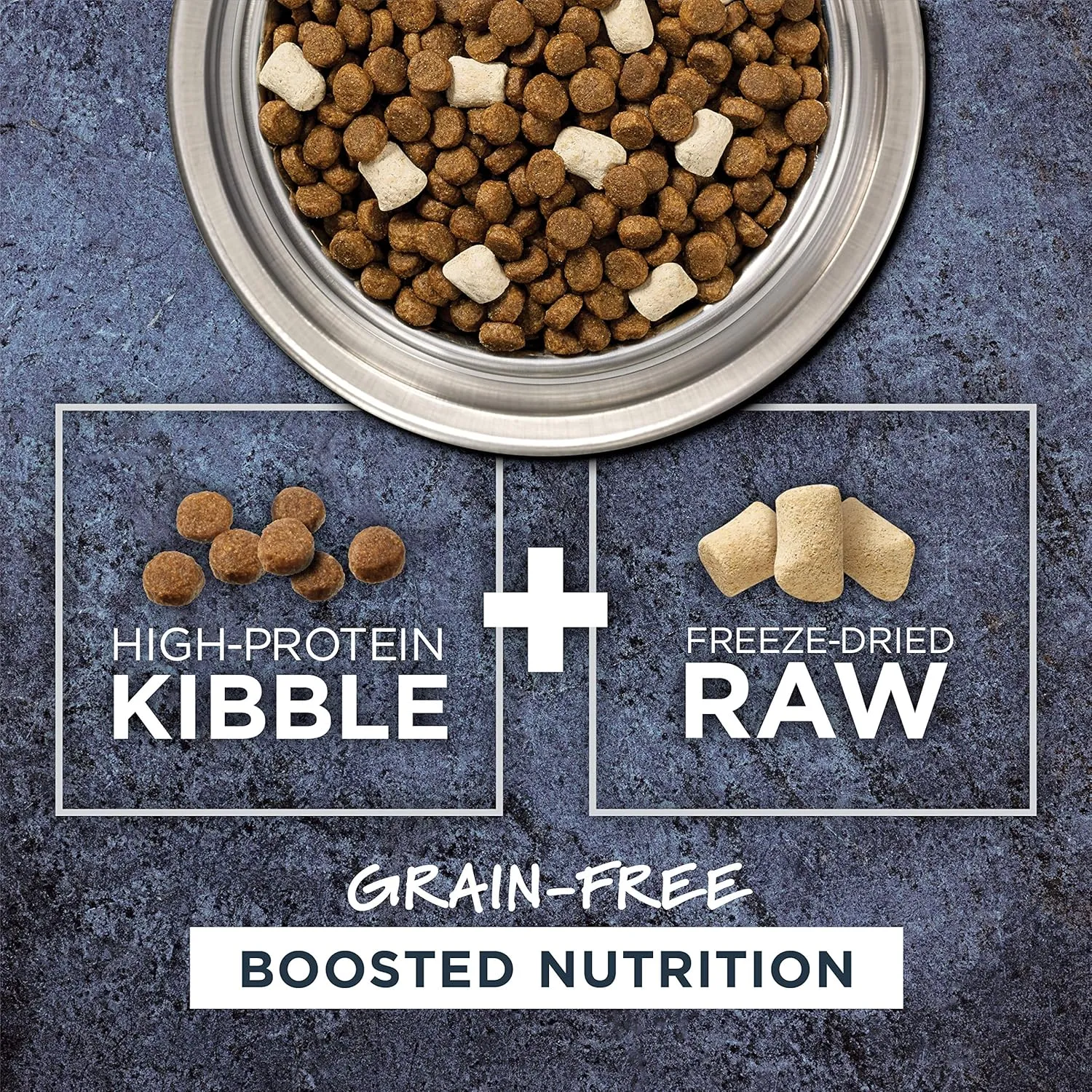 Instinct Raw Boost, Natural Dry Dog Food with Freeze Dried Pieces, High Protein, Grain Free Recipe - Real Chicken, 10 lb. Bag