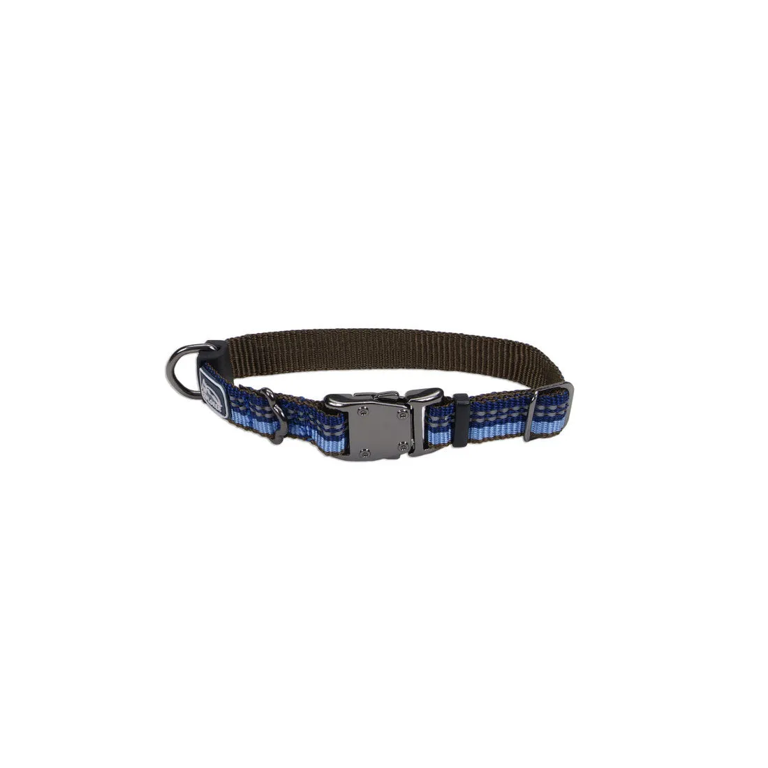 K9 Explorer® Reflective Adjustable Dog Collar, Blue Small