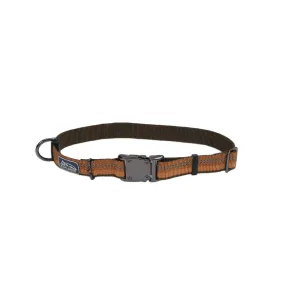 K9 Explorer® Reflective Adjustable Dog Collar, Brown Medium