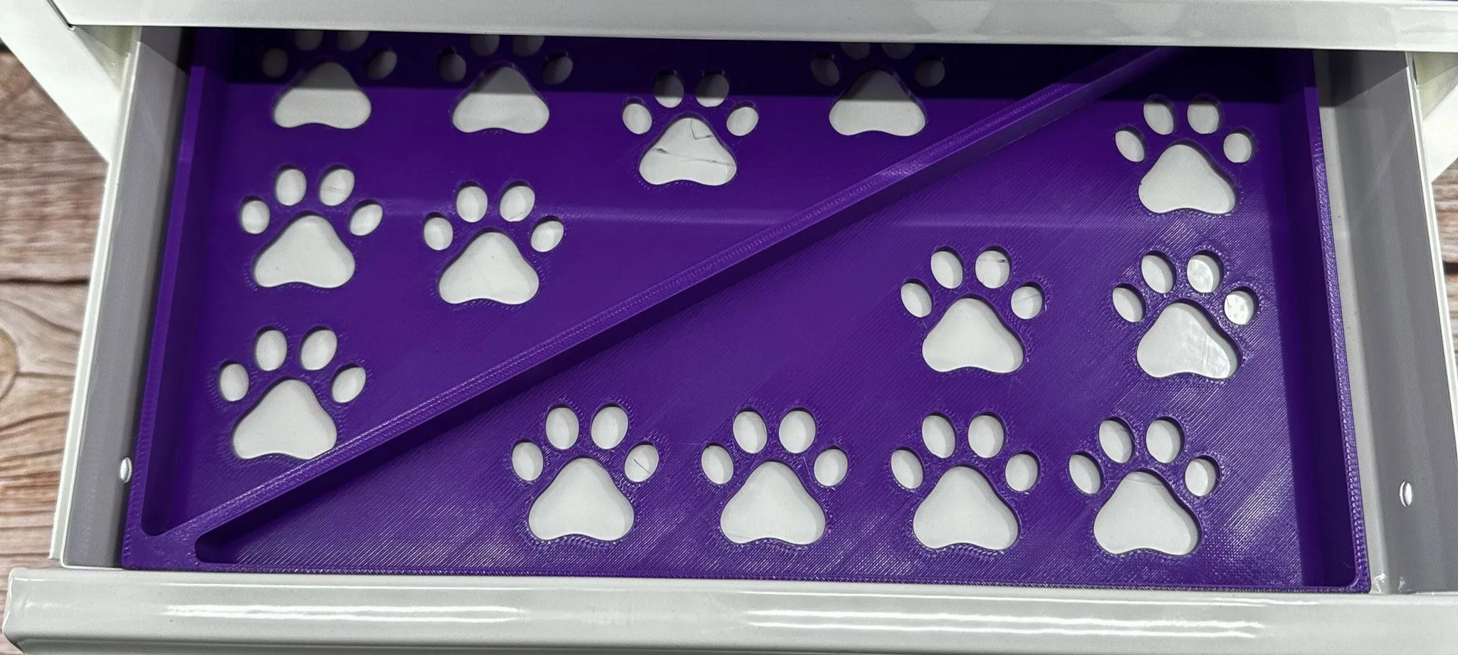 Kobalt Mini Toolbox Middle Drawer Organizer (Two Drawer w/Lid and Three Drawer)- Dog Grooming Toolbox Shear holder