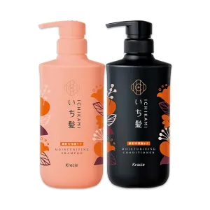 KRACIE ICHIKAMI Dense W Moisturizing Care Shampoo & Conditioner 480ml*2