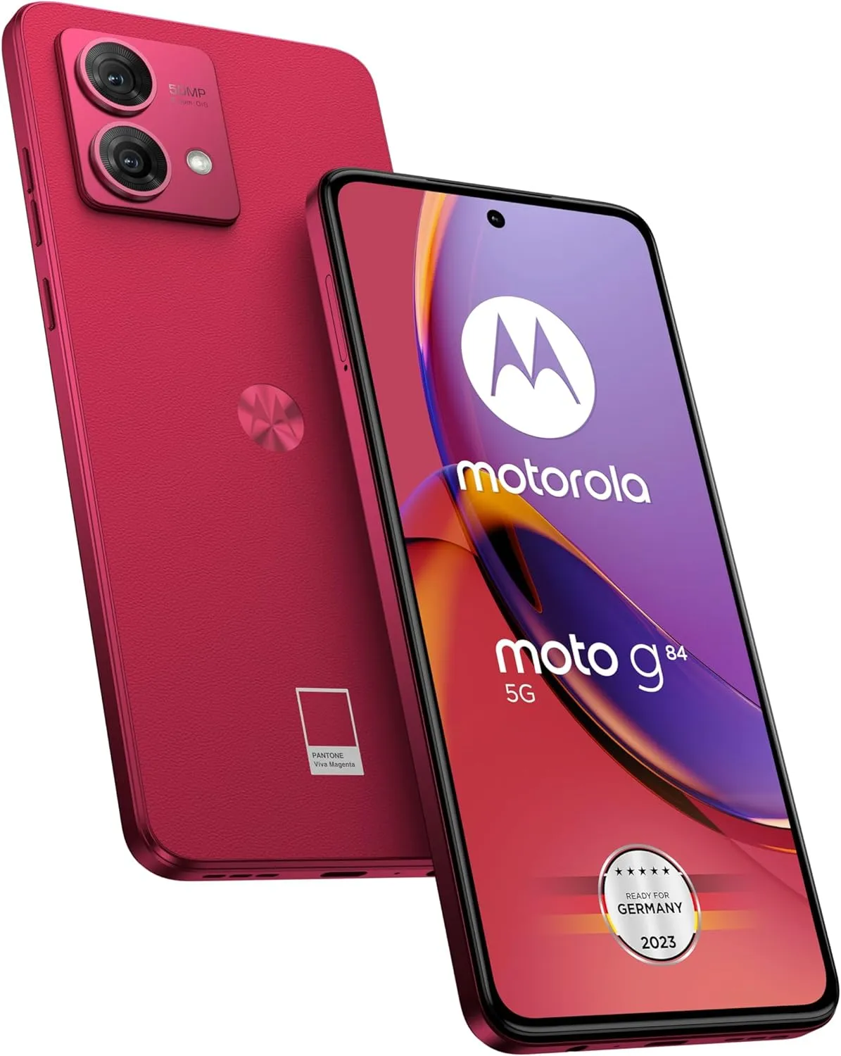 Motorola G84 5G - 12GB RAM, 256GB Storage, Viva Magenta