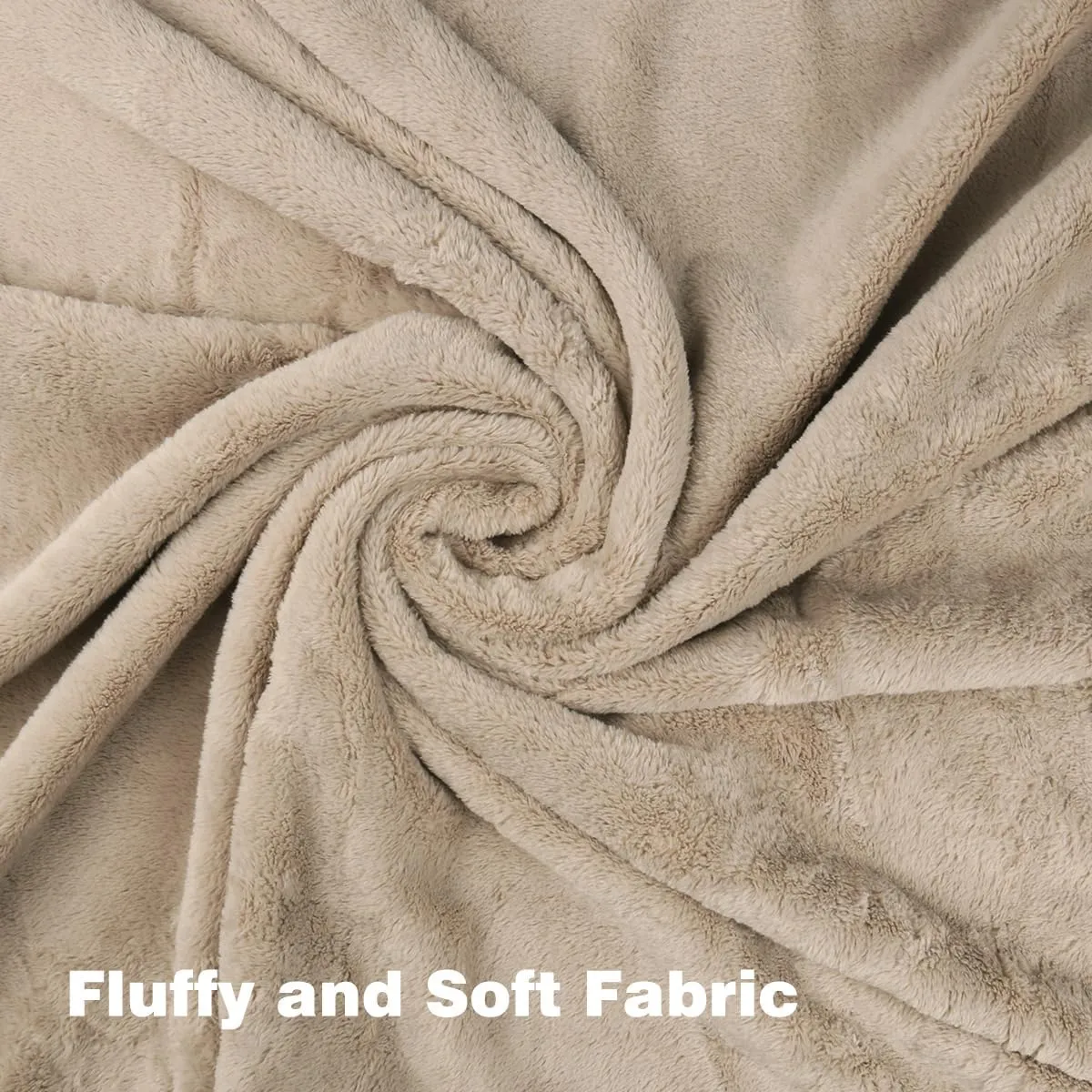 Onarway Dog Blanket Washable for Puppy: 4 Packs Dog Blankets 40x28 - Fluffy Soft Small Throw for Cat Puppy Kitten Dogs - Fleece Pet Blankets for Bed Sofa Car and Indoor - Khaki