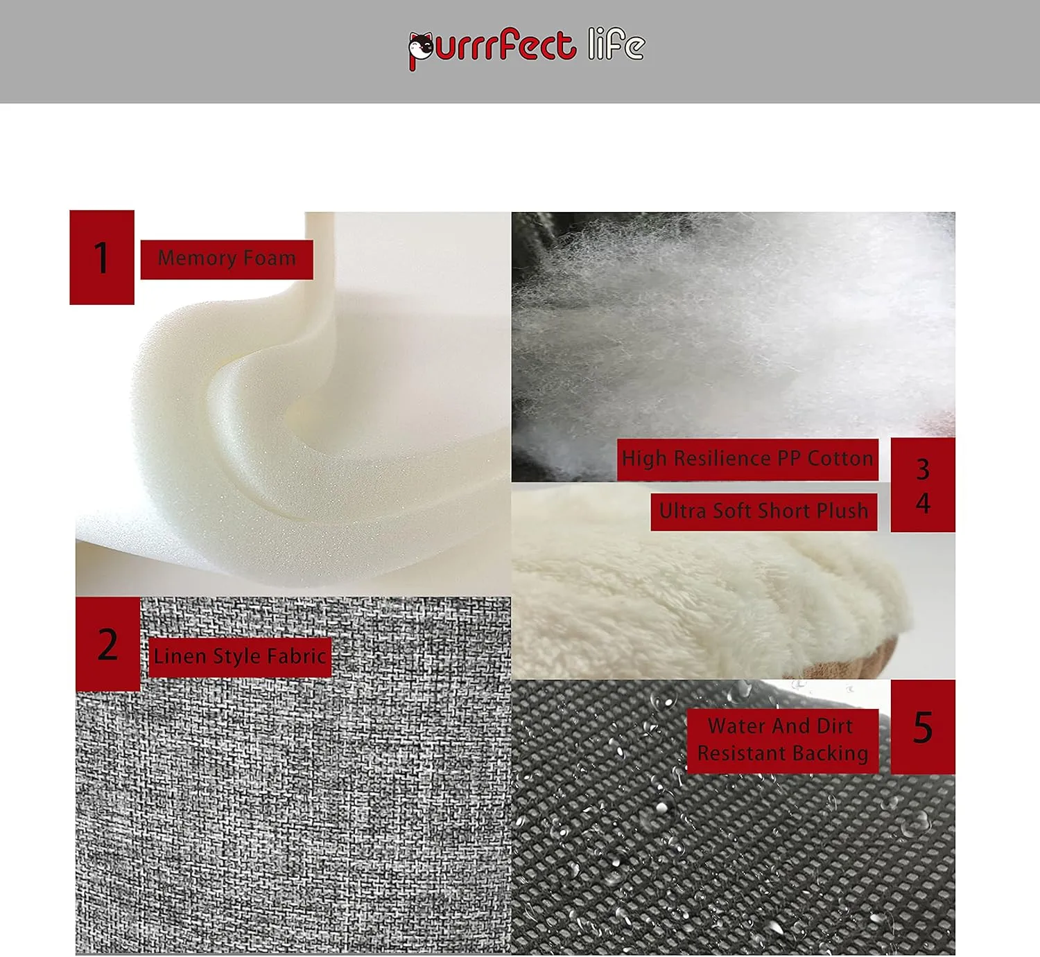 Oval Pet Beds for Cats and Small Dogs, Snuggery Pet Bed with Attached Blanket, Hooded Bolster Bed, Ultra Soft Short Plush, Washable High Resilience PP Cotton, and More (Small, Gray)
