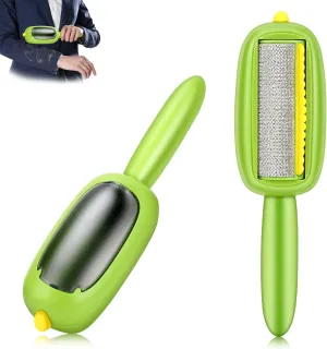 Pet Hair Removal Tool, Reusable Washable Lint Roller, Portable Lint Brushes Remover for Clothes, Glue-free, Pet Hair Roller for Dogs, Cats, Clothing, Replacement for Sticky Refills Lint Roller (Green)