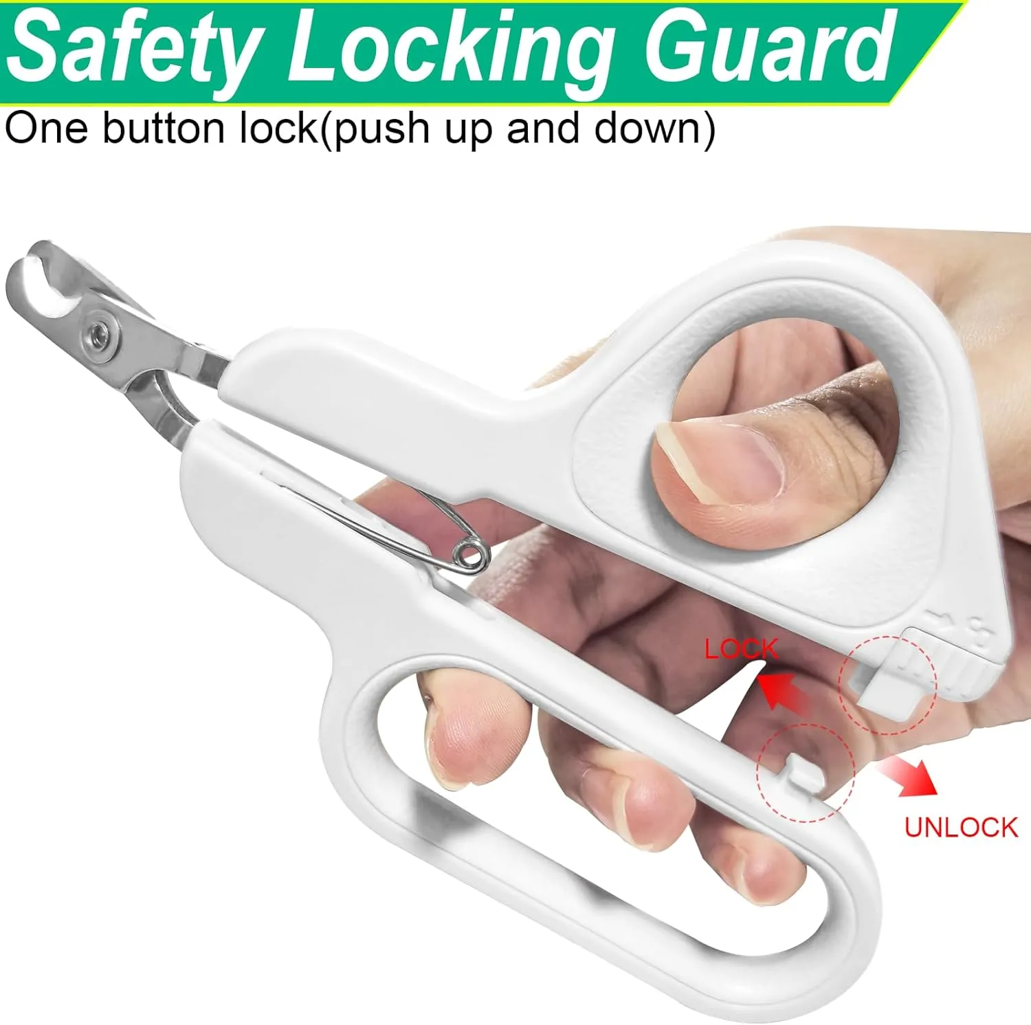 Professional Small Dog and Cat Nail Clippers Sharp Stainless Steel Pet Nail Trimmers with Safety Guard to Avoid Overcutting for Small Animals (for Cats and Small Animals)