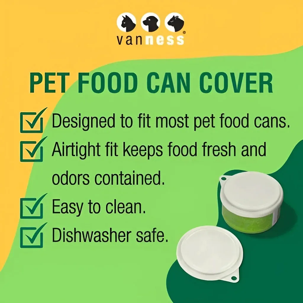Van Ness Plastics Pet Food Can Cover, Color Varies, 1-count