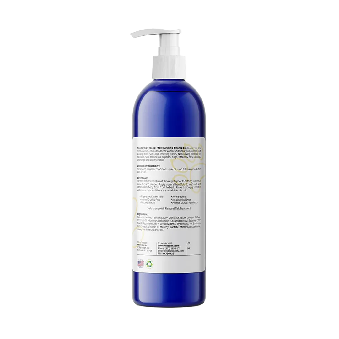 Vanilla Deep Moisturizing Shampoo 16oz by Nexderma