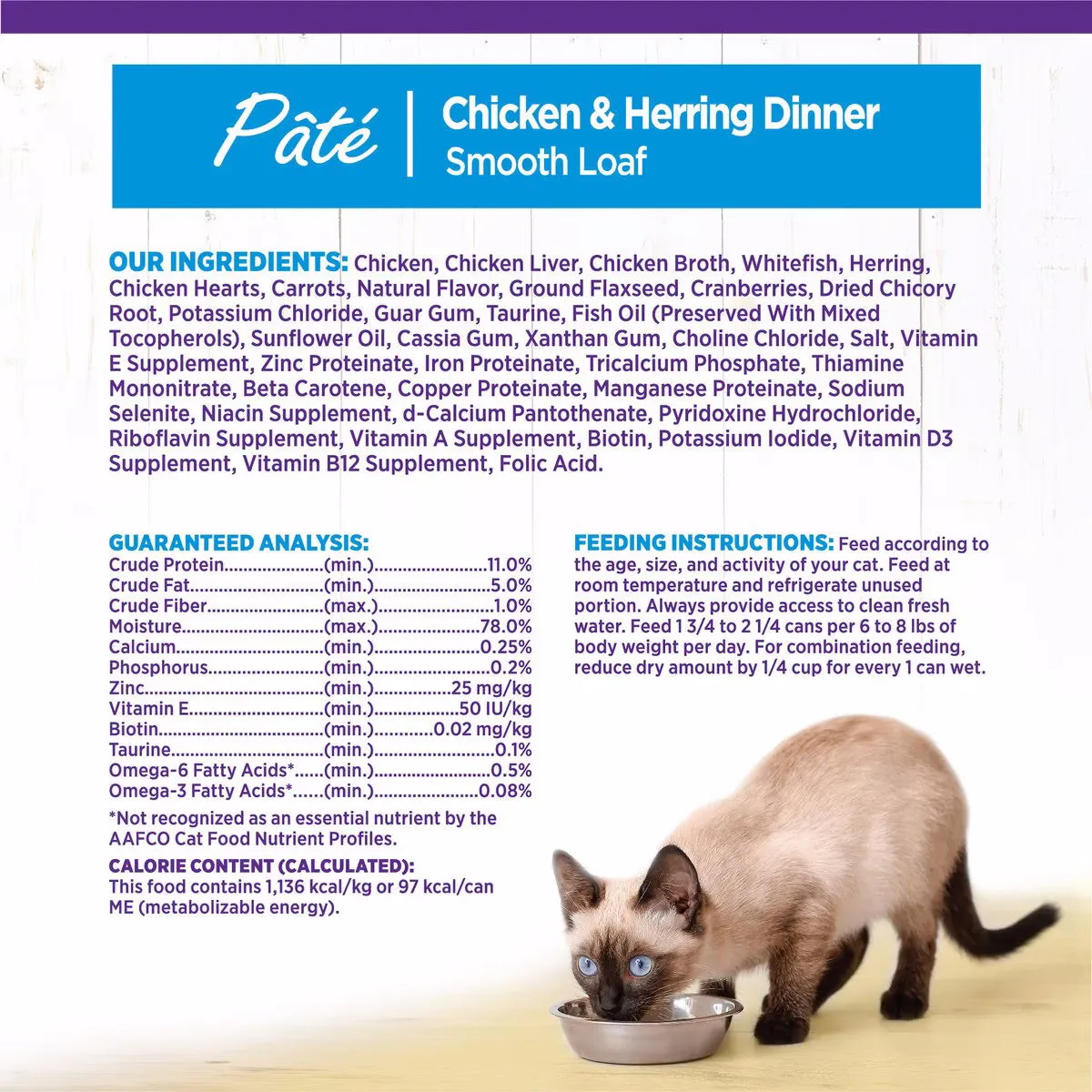 Wellness Cat Chicken & Herring 3oz