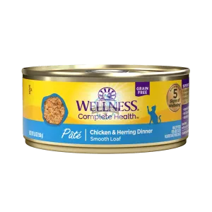 Wellness Complete Health Chicken & Herring Pate Canned Cat Food
